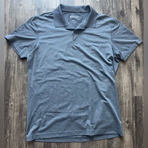 Bonobos Golf Polo Men’s Large Gray Slim Fit M-Flex Performance Shirt